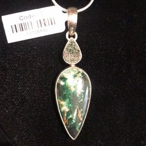 Chrysocolla pendant